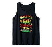 60Th Birthday Girl Jamaica Birthday Crew Matching Group 2026 Tank Top