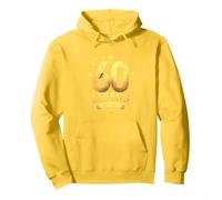 60th Birthday Legend Celebration Gift for Milestone Age Pullover Hoodie, Adult Unisex, Lemon, L