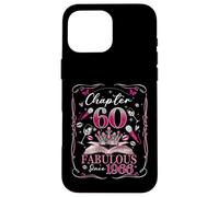 60th Birthday Queen Chapter 60 Fabulous Since 1966 Women Case for iPhone 16 Pro Max