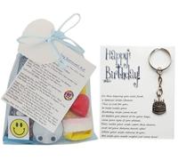 60th Birthday Survival Kit Gift, a Great Greeting Card Alternative, Fun, Novelty, Unique Present, Available in Pink or Blue, Unisex, With Keepsake Keyring Included (Blue)