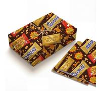 60th Birthday Wrapping Paper Funny Candy Parody Folded Sheets, Heavyweight Kraft Paper 20 x 28 Inches, Over The Hill Gag Gift Wrap for Men Women, Humorous Milestone Celebration