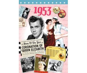 60th Diamond Wedding Anniversary Gift - 1953 DVD Film and 1953 Greeting Card