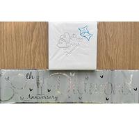 60th Wedding Anniversary Banner & Napkins