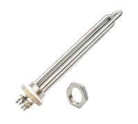 60V 1000W DC Heating Element DN25 1"BSP Thread Electric Heater Stainlees Steel Immersion Water Heater Resistance(Heater and nut)