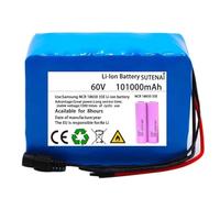 60V 101AH 16S2P Lithium-Ion Battery Pack Ebike Lithium Battery Electric Bicycle Battery with Charger for Electric Bicycle Scooter Lightweight Bicycle XT60