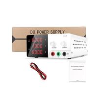 60V 10A 600W Professional Lab DC Power Supply Variable Adjustable Switching Power Source Current Voltage Regulator For Repair, Lab, DIY Electronic High Precision(R-SPS6010 white)