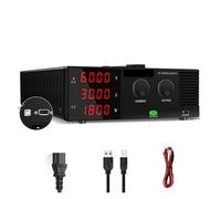 60V 30A 1800W Bench Source Laboratory DC Stabilized Power Supply Adjustable Variable RS232 Interface Software Programming Power 220V High Stability