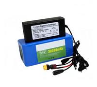 60V 30AH 16S2P E-Bike Battery Lithium-Ion Battery with Charger Waterproof Electric Bicycle Batteries Built-in BMS Long Battery Life for 100W - 1000W Motor 60V 30Ah,XT30+DC