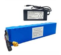 60V 38AH Electric Bicycle Battery 16S2P High-Power Electric Bicycle Lithium Battery Waterproof PVC Material Rechargeable Battery for 100W-1000W Motor Kits XT90