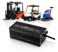 60V 8A Forklift Battery Charger 600W for Lead Acid Battery | 600W 60V 8A lead acid battery charger with multiple connector options, for Forklift, Pallet Jack, Scissor Lifter