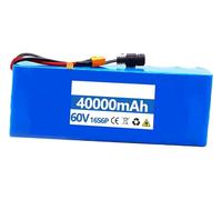 60V, 8AH 10AH 20Ah 30Ah 40Ah EBike Electric Bicycle Battery Rechargeable Li ion Battery Pack Electric Scooter with BMS Protection Board for 200W 500W 800W 1000W Motors(60V 10AH,XT60)