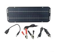 60W 12V Solar Trickle Charger Car Battery Maintainer, IP65 Waterproof Portable Solar Panel Charger For Car RV Boat Automobile Motorcycle