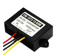 60W 18W DC DC Voltage Converter 15V-72V To 12V 1.5/5A ABS Step Down Volt Buck Regulator Transformer Power Supply(15V-80V to 12V 2A)