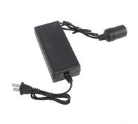 60W 220V to 12V Car Power Inverter 5A 2.6m Cable Compact Black ABS | Small size 11.8x5.9x3.7cm ABS body standard socket for car devices works in home or vehicle flexible long cable
