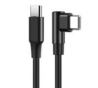 60W 3A Double-end Type-C Data Cable, 3 Ft Charging Cable, Watch Charging Cord, Portable 90 Degree Charger Cord, Wide Range, Or Use At Home, Work, Gym, School, Travel, Car