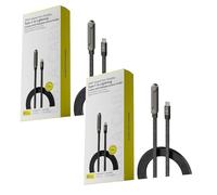 60W Braided Fast Charge Cable with Built-in Phone Stand, 60W Super Fast Charging Invisible Holder Charger Cable with Stand, T-Shaped Foldable Durable Type C with 360 Adjustable Stands (2PC)