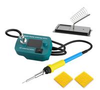 60W Cordless Soldering Iron Kit for makita 18V Battery (NO Battery) Soldering Iron Station with Auto-Sleep,Temperature Regulation for DIY, Appliance Repair,Wire Welding