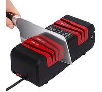 60W Electric Knife Sharpener Kitchen Knife Sharpening Tool for Chef's Choice Sharpener 2800 r/min for All Knives Screwdriver Scissors Sharpening Set