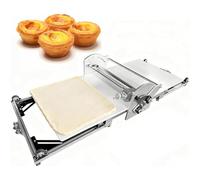 60W Electric Puff Pastry Machine for Bakery | Foldable Dough Sheeter with 2-30mm Rolling Thickness, Stainless Steel & PP Material | Suitable for Croissants, Pie Crust, Pizza Dough & Cookies