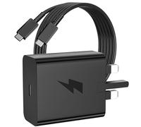 60W Fast Charger Plug With 1M USB C Cable for Samsung Galaxy S26 Ultra S25 S24 S23 FE A56 A57 A16 A17 A26 A36 A35 5G Tab S10 S9 A11+ A9 45W Super Charging,USB C Wall Charger for ZFold 7 6/iPhone 17 16