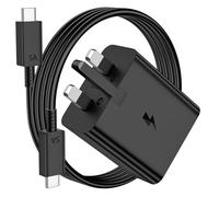 60W Fast Charger Plug with 5A 1m USB C to C Cable for Samsung S26 Ultra