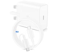 60W Fast Charger with USB C to C Data Cable 1.8m for Samsung S26 Ultra, 45W 25W USB C Plug Wall Charger Fast Charging for Galaxy S26+ S25 Ultra S24 S23 S22 S21 A16 A06 A17 A37 A57 A56 Tab A11+ White