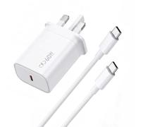 60W for iPhone Duo 18 17 Charger, USB C Fast Charging Adapter with 2M Cable | 40W Dynamic Power Adapter mit 60W Max for iPhone Duo/18/17air/16/15/15/(Pro Max), iPad Pro/Air/Mini(Telescopic feet)