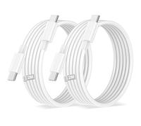 60W USB C Charger Cable Fast Charge 2M 2Pack, iPhone 15 16 17 Charger Cable USB-C to USB-C Cable Fast Charging USBC Type C Lead Wire for Apple iPhone 17 Air/16/15/Pro Max Plus,Macbook Air,iPad Pro/Air