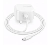 60W USB-C Charger For Meta Quest 3S/3/2/1/Pro, Pico 4 Ultra/4, PC/Steam VR | 60W Replacement charger with AVS 40W & DPS 60W support, includes USB-C cable for Meta Quest, Pico and PC VR devices, WHITE