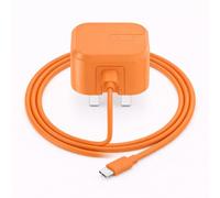 60W USB-C Charger For Nothing Phone (4b) (4a) 3 (3a) Pro/Nothing Phone (3a) (2a) 2 1 CMF 1 AVS 40W & DPS 60W Super Fast Charging Foldable Adapter with Cable, ORANGE