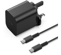 60W USB-C Charger UK Plug Compatible with Nintendo Switch 2 | PD 3.0 Adapter Power Supply for Switch 2 Dock TV Mode,Switch OLED,Switch Lite & Pro Controller,20V 3A with 1.5m USB-C Cable