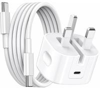 60W USB-C Fast Charger Plug For Xiaomi Redmi Note 15/15 Pro+/13 Pro/13/12 Pro/X6/M6 Pro/X5 UK 3 Pin, AVS 40W/DPS 60W Super Fast Charger Wall Adapter with 90° Folding Plug With Cable