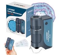 60x-120x Mini Pocket Microscope for Kids Adults, Portable Handheld Microscope, Miniscope Portable for Kids Little Scientist Students School Minilabsters Education