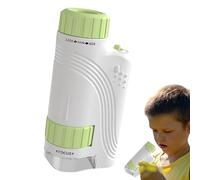 60X-120X Portable Educational Microscope with LED Microscope Toy for Girls Boys Teens School Study Outdoor Activities Classroom Observation Camping