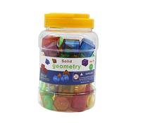 ＡＷＨＡＯ 60x 3D Shape Building Blocks for Lessons on The Topic of Travel