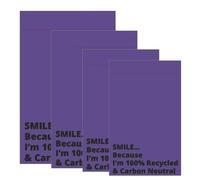 60x Mix Size Mailer Bags Mailing Envelope Made from 100% Recycled Material Colourful Parcel Shipping Mailer(Purple)