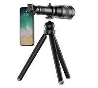 60X Monocular Telescope with Phone Clip, Tripod, and Storage Bag, Perfect for Target Shooting, Bird Watching, Wildlife, and Scenery Observation