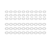60x Nylon Fitting Rings White Electronic Equipment Components Suitable for Applications in Various Fields Professional Repair Kit