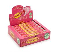 60x Swizzels Refreshers Strawberry Chew Bars, Individually Wrapped Bulk Sweets