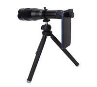 60X Telephoto Lens, APL-JS60XJJ09 Phone Camera Telephoto Lens External HD Zoom Lens All Metal with Tripod for Mobile Phone Shotting