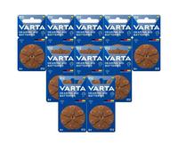 60x Varta 312 PR41 Zinc Air Hearing Aid Batteries 1.45V Mercury Free