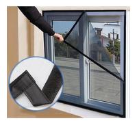 60x100cm,Mosquito Netting, DIY Self-Adhesive Insect Mesh Curtain Fly Bug Bee Protector Screen with Hook Sticky Tape,Fitted to Multiple Window