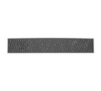 60x10cm Coffee Bar Mat, PVC Silicone Non Slip Coffee Spill Mat, Rectangular Heat Resistant Counter Draining Mat, Home, Bar and Cafes Countertop Accessories, Durable and Dishwasher Safe(Grey)