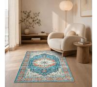 (60x110 cm- Large Bath Mat For Bathroom/Large Doormat, Regal) Non-Slip Traditional Rugs Runner Carpet Floor Mat