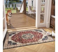 (60x110 cm- Large Bath Mat For Bathroom/Large Doormat, Whisper) Non-Slip Traditional Rugs Runner Carpet Floor Mat