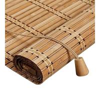 60x120cm Bamboo Roller Blind Retro Roman Blinds,Sun Protection Bamboo Roll Up Window Blind,Roll Up Blind Sun Shade Curtain,Anti-UV Dust Proof Decorative Curtain,for Indoor/Outdoor/Garden