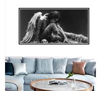 60x120cm Large Paint by Number for Adults angel Paint by Numbers Woman Painting by Numbers Adult Craft Kits, Hobbies for Women DIY Oil Paintings, Home Wall Bedroom Decor, 23.6x47.2inch with Frame