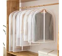 (60x140cm) 1pc Clothes Hanging Dust cover wedding Dress Cover Suit Coat Storage Bag Garment bags Organizer Wardrobe Hanging Clothing Organizers ZPG