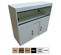 (60x24x24 Inches (5ft), White) Repti-Life Vivarium & Cabinet - Various Sizes/Colours