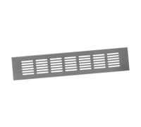 60x300mm Air Vent Cover - Aluminium Ventilation Grille - Silver Furniture Grill for Door, Wardrobe, Radiator